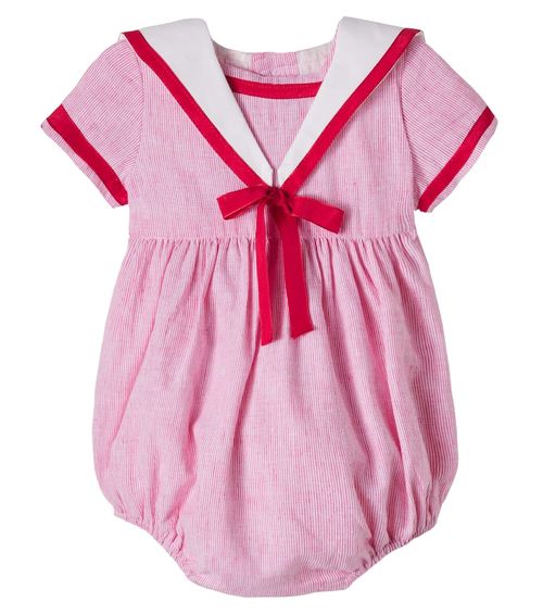Baby Lawrence cotton and linen playsuit