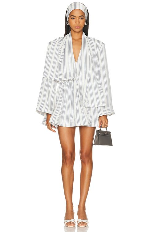 Rowen Rose Mini Dress in White