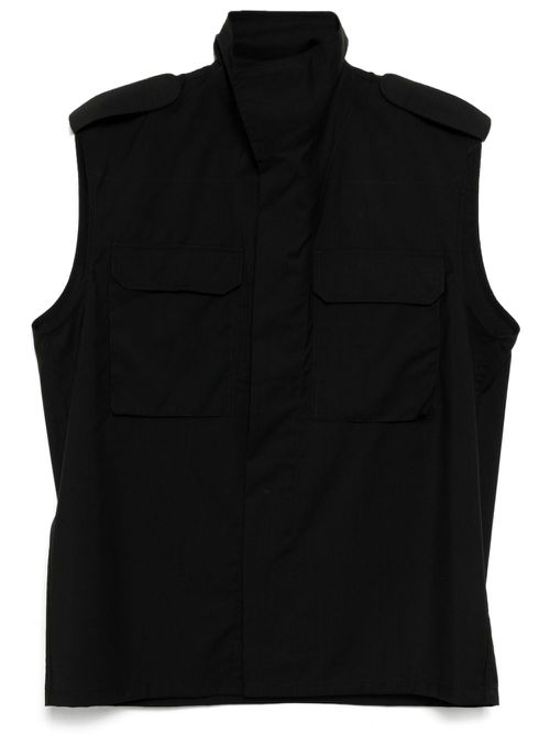 Sleeveless shirt - Black