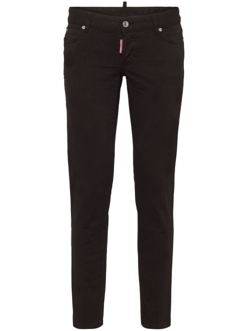 Low-rise skinny trousers - Black