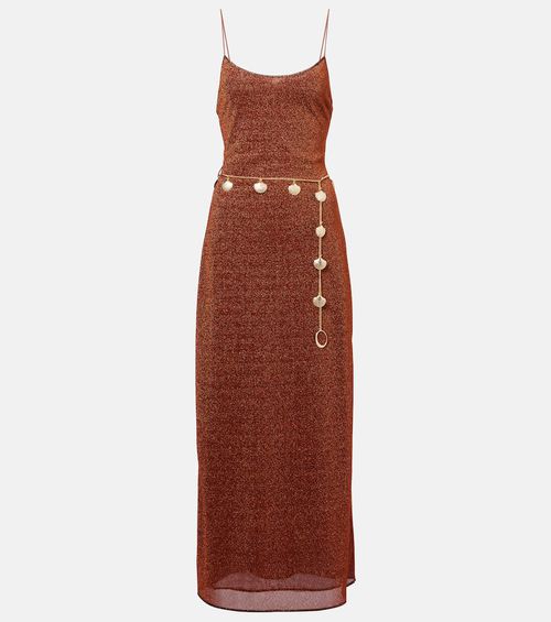 Oséree Lumière belted maxi dress