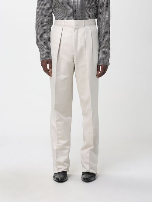 Pants Men color Beige
