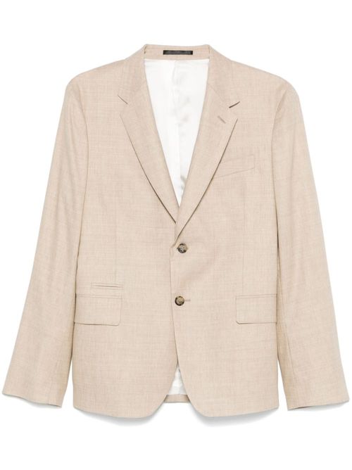 Notched-lapels blazer - Neutrals