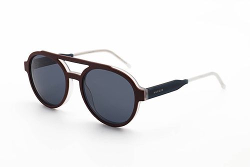 Grey Round Mens Sunglasses TH 1391/S 0QRM 54