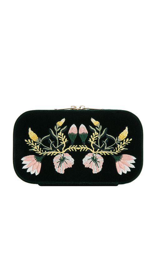 Wolf 1834 Zoe Travel Zip Case in Green