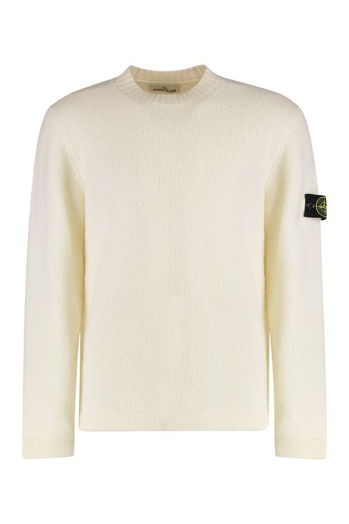 Brushed Wool Sweater — White