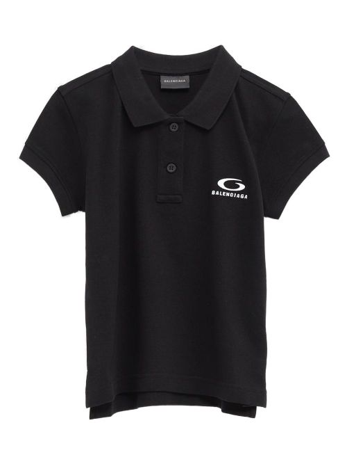 Logo-embroidered polo shirt
