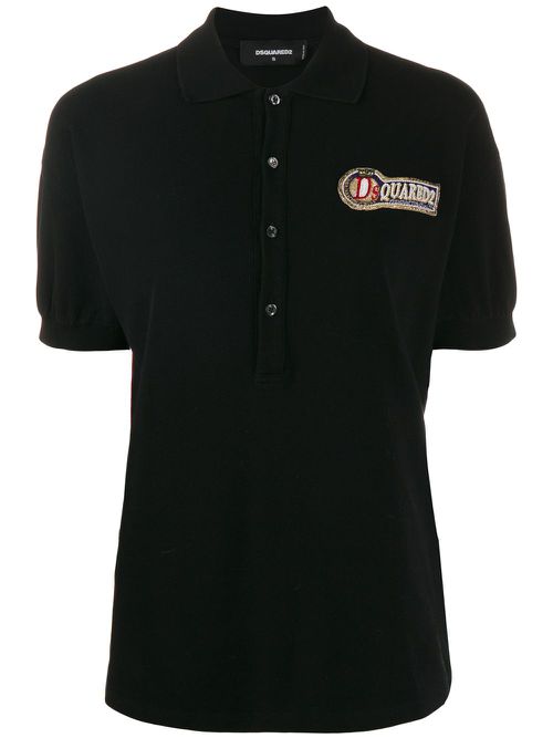 Logo polo shirt - Black