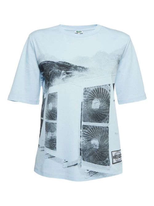 Graphic-print T-shirt - Blue