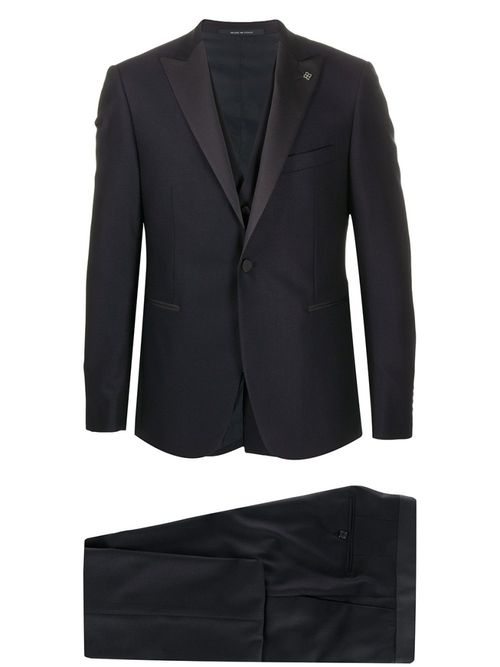 Navy Blue Three-piece Suit