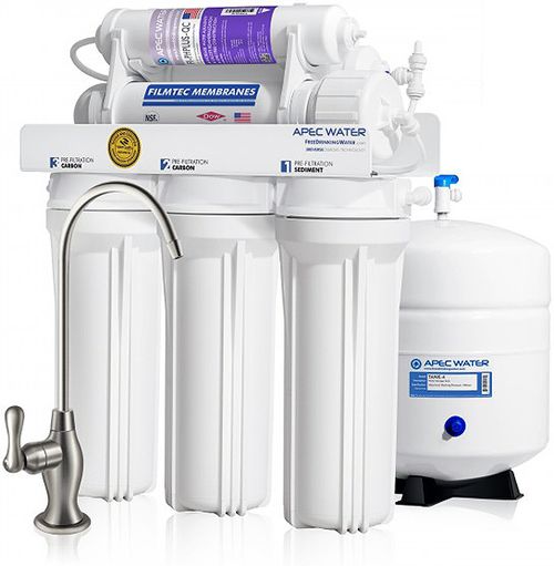 Water Alkaline Mineral 90 GPD 6-Stage High Output Reverse Osmosis Drinking Water System