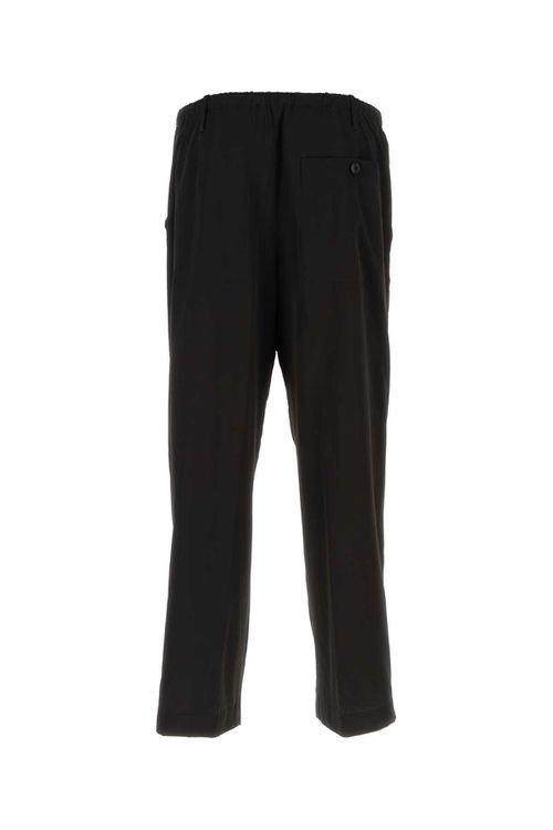 Black Viscose Blend Pant