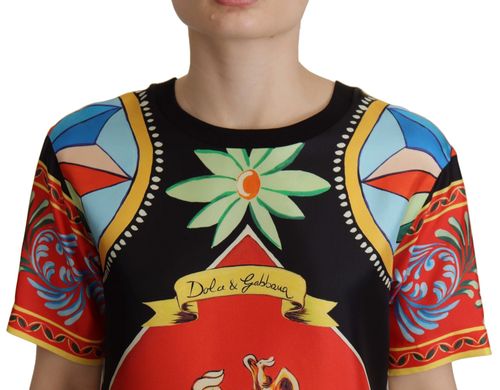 Soldier Carretto Silk T-Shirt — Multicolor