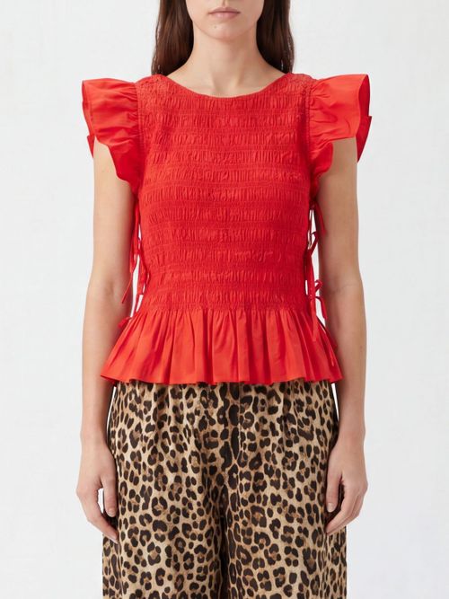 Top Woman color Red