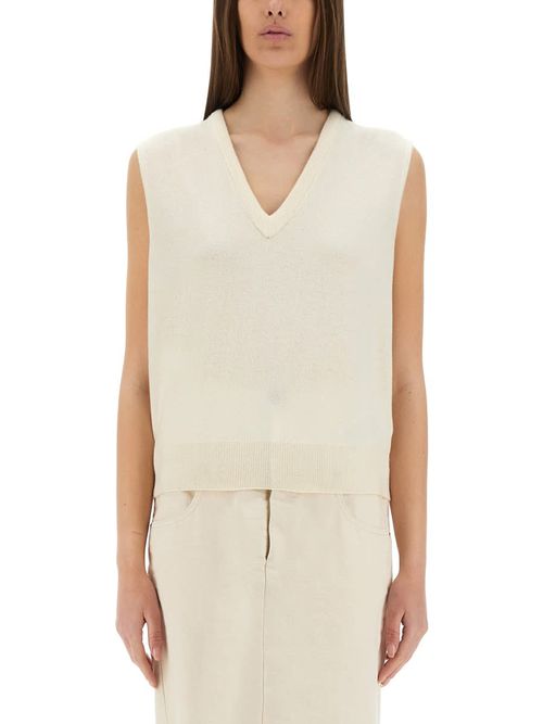 V-neck Wool Vest