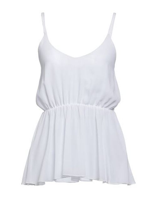 Woman Top White Size 6 Polyester