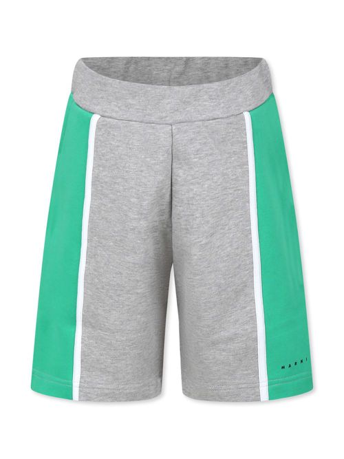 Cotton track shorts - Grey