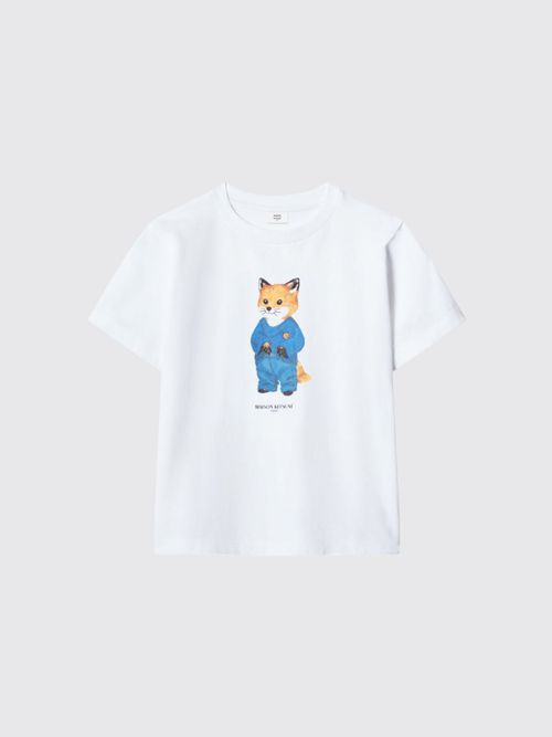 T-Shirt MAISON KITSUNÉ Kids color White