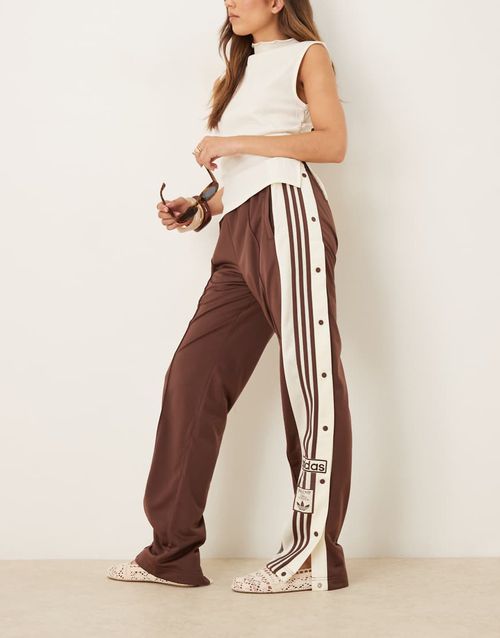 Adidas Original Adibreak track pants in brown