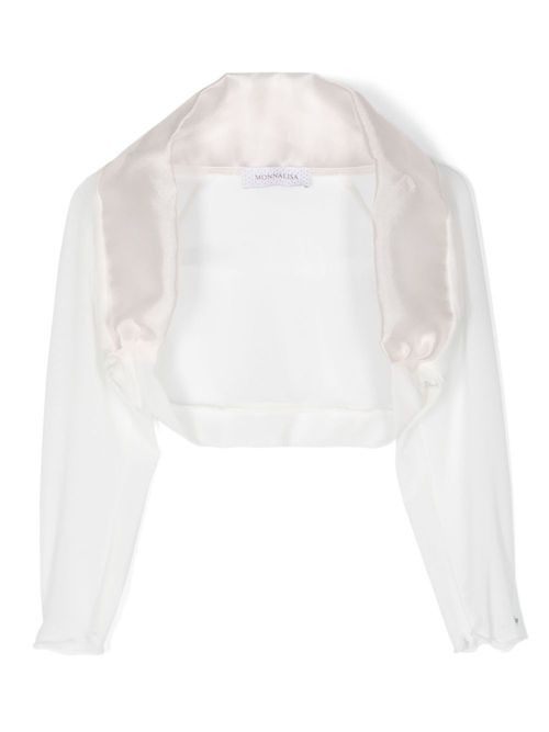 Shawl-collar cropped jacket - Pink