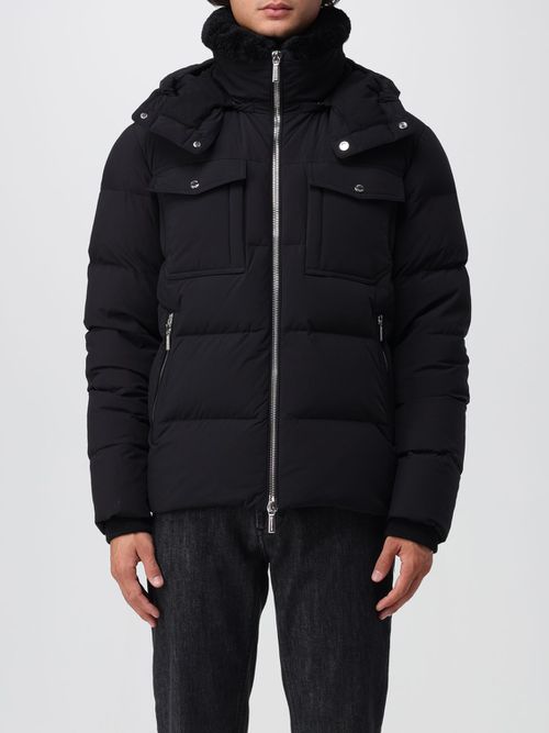 Coat Men color Black