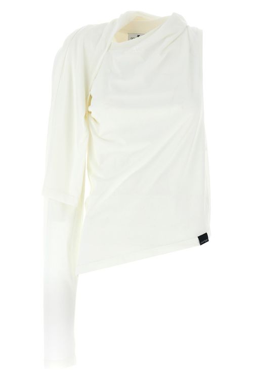 'Asymetrique Off The Shoulder' T-Shirt
