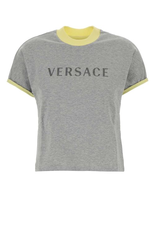 Logo-Printed Cotton T-shirt — Gray