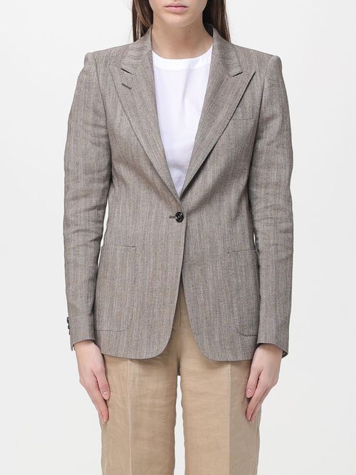 Jacket Woman color Dark