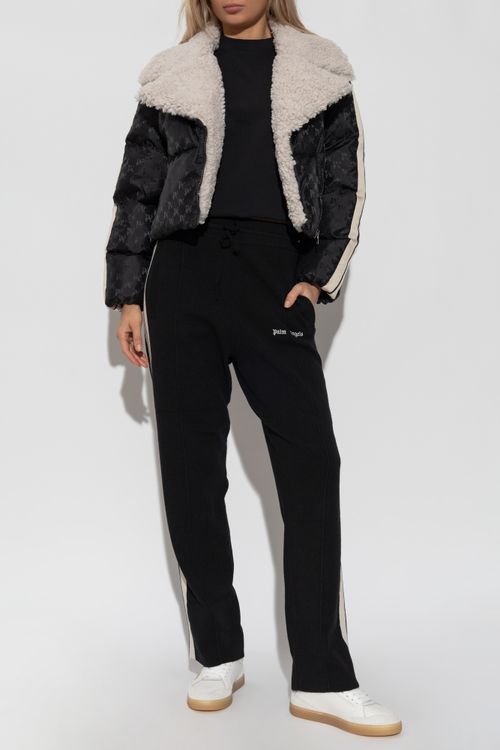Short Jacket With Faux Fur, Women's, Black