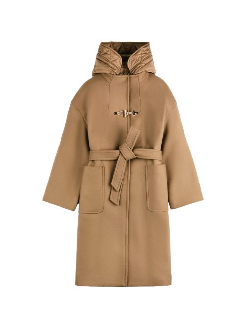 Wool and Cashmere Coat — Camel