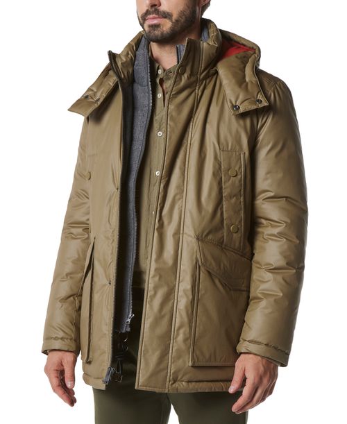Men's Oxley Tumbled Resin Parka Jacket - Birch