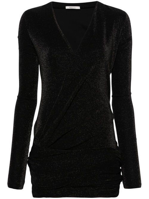 Ezri lurex minidress - Black