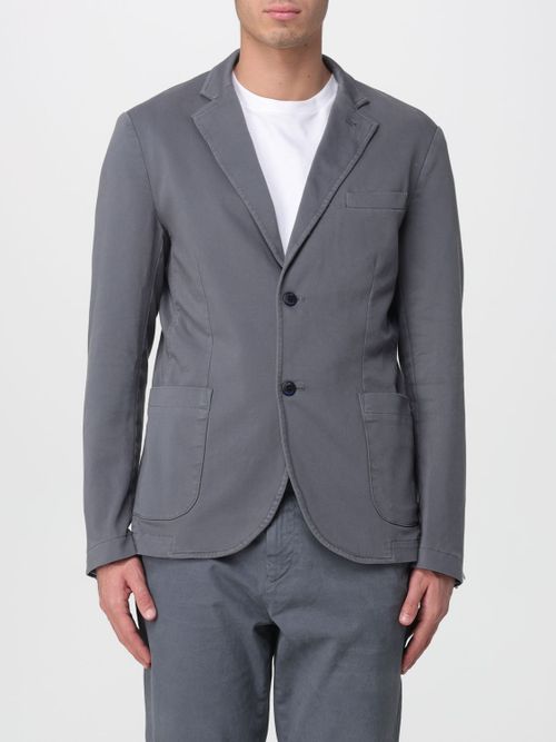 Blazer Men color Grey