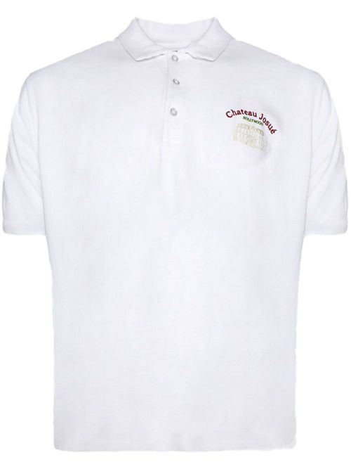 Chateau Josué cotton polo shirt - White