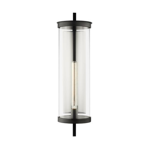 Visual Comfort Studio Eastham Outdoor Wall Light in Textured Black by Chapman & Myer