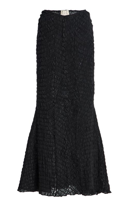 Marla Shirred Maxi Skirt