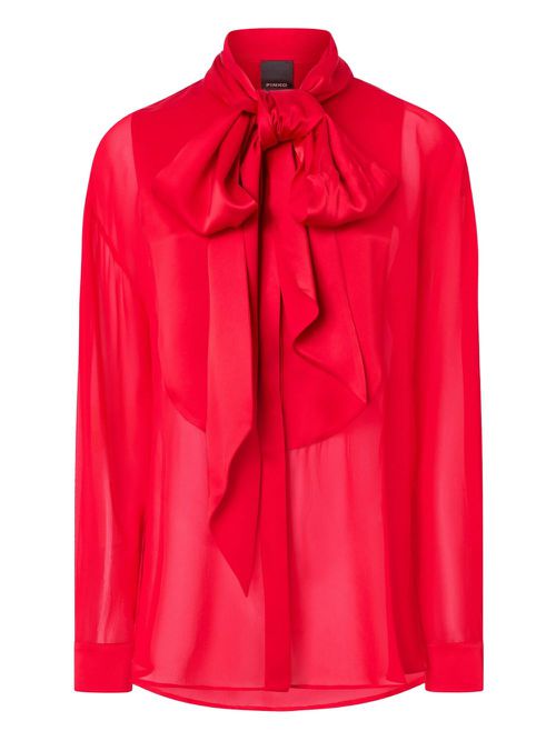 PINKO bow-detail blouse - Red