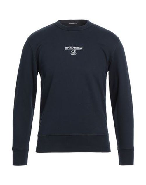 Emporio Armani For C. p. Company Man Sweatshirt Midnight blue Size S Cotton