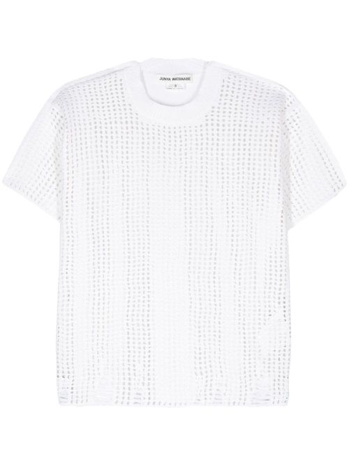 - Opne-knit Crewneck T-shirt