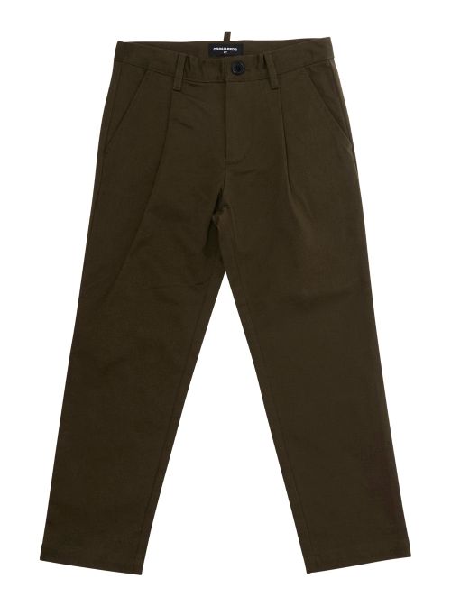 Cotton Trousers — Green