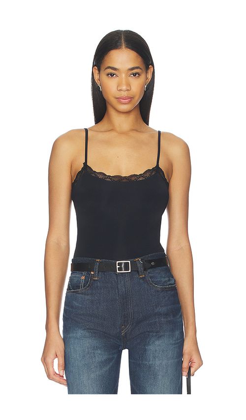 Superdown Evalina Bodysuit in Black. XXS. Also in XS, S, M