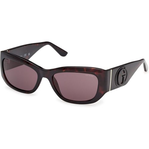 Guess Mujer Guess GU00253 52E Gafas de sol Inyectado la Habana Marrón Cuadrada Norma