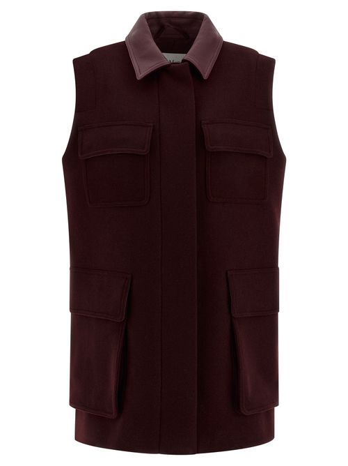 Bordeaux Vest — Burgundy