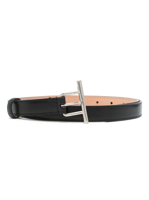 Leather belt - Black