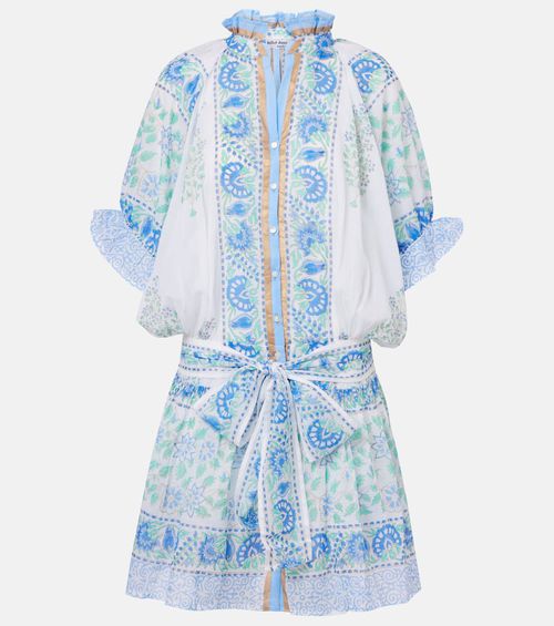 Paisley cotton minidress