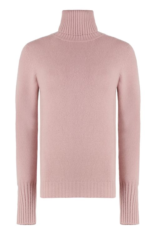 The (alphabet) Ribbed Cashmere Turtleneck Pullover