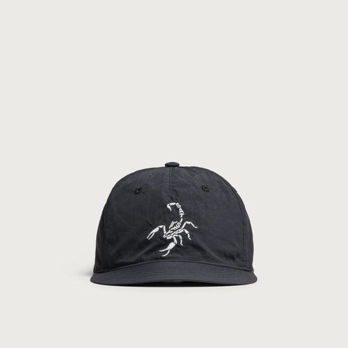 Men's FliteSilk Scorpion Logo 5 Panel Pinch Cap in Black