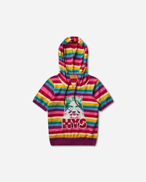Women s See No Evil Braided Hoodie Multicolor