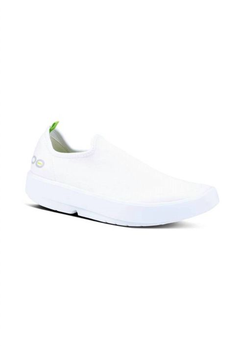 Women's Oomg Eezee Low Canvas Slip-On Shoes In White