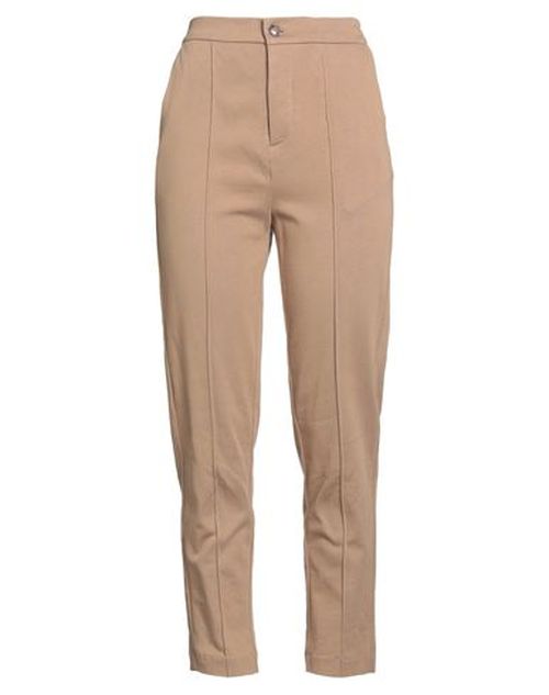 Woman Pants Camel Size 8 Cotton
